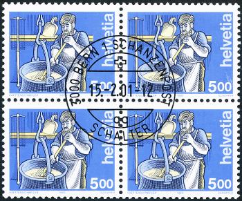 Briefmarken: 854x - 2001 Mensch und Beruf III, Käser