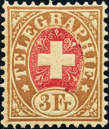 Thumb-1: T6 - 1874, White paper, carmine coat of arms