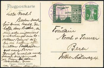 Briefmarken: FIV - 1913 Vorläufer Burgdorf