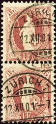 Stamps: 71D - 1895 white paper, 13 teeth, KZ B