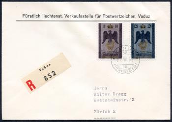 Francobolli: FL290-FL291 - 1956 150 anni di Liechtenstein sovrano