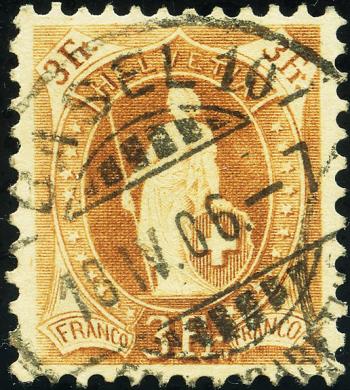 Stamps: 72D - 1900 white paper, 13 teeth, KZ B