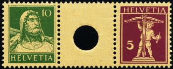 Briefmarken: S28 -  Mit kleiner Lochung