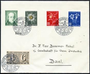 Briefmarken: TdB1943 - 5.XII.1943 Fribourg