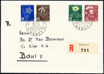 Briefmarken: TdB1949 -  Vevey 4.XII.1949