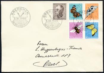 Briefmarken: TdB1950 -  Grenchen 3.XII.1950