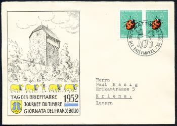 Briefmarken: TdB1952 -  Wattwil 7.XII.1952