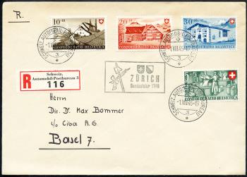 Stamps: B30-B33 - 1946 Work and Swiss House II