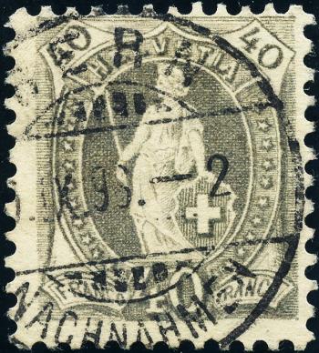 Stamps: 69D - 1894 white paper, 13 teeth, KZ B