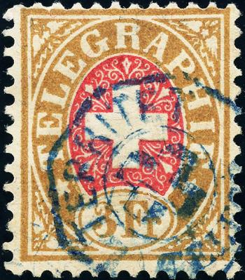 Briefmarken: T18 - 1881 Faserpapier, Wappen rosa
