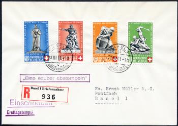 Stamps: B3-B6 - 1940 Geschichtliche Motive