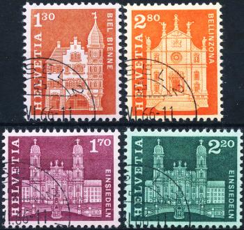 Thumb-1: 391RM-394RM - 1963, Valori supplementari per l'edizione dei monumenti 1960 e nuovo motivo dell'immagine
