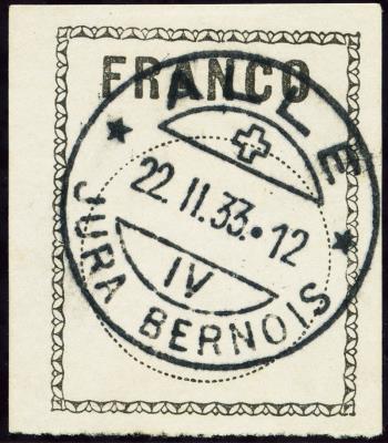 Stamps: FZ1 - 1911 Block letters, edging by decorative strip