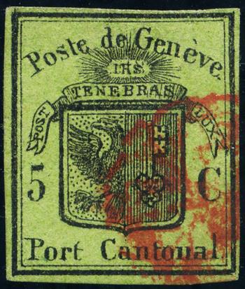 Thumb-1: 6 - 1846, Cantone di Ginevra, Grande Aquila