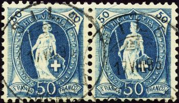 Stamps: 70C - 1891 white paper, 13 teeth, KZ A