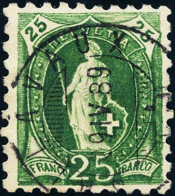 Stamps: 67B - 1888 white paper, 11 teeth, KZ A
