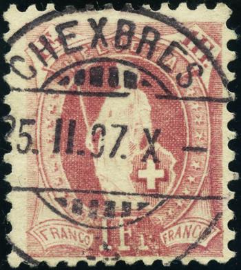 Thumb-1: 71D - 1895, weisses Papier, 13 Zähne, KZ B