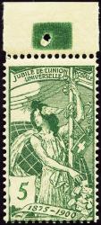Timbres: 77A - 1900 25 ans Union postale universelle