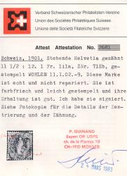 Thumb-2: 71E - 1900, weisses Papier, 14 Zähne, KZ B