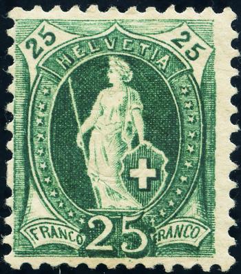Stamps: 67Aa - 1882 white paper, 14 teeth, KZ A
