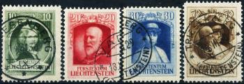 Thumb-1: FL80-FL83 - 1929, Huldigungsausgabe für Fürst Franz