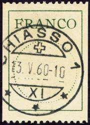 Stamps: FZ4 - 1943 Antiqua font, circle 19 mm