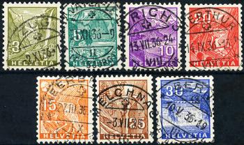 Briefmarken: 194-200 - 1934 Landschaftsbilder im Buchdruck