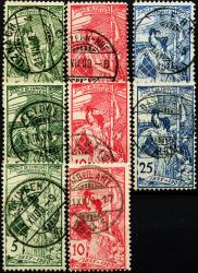 Thumb-1: 77A-78C - 1900, 25 years of the Universal Postal Union