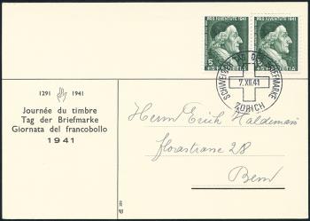 Stamps: TdB1941 -  Zurich 7.XII.1941