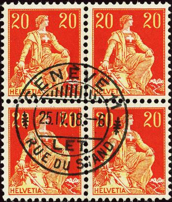 Stamps: 108 - 1908 fiber paper