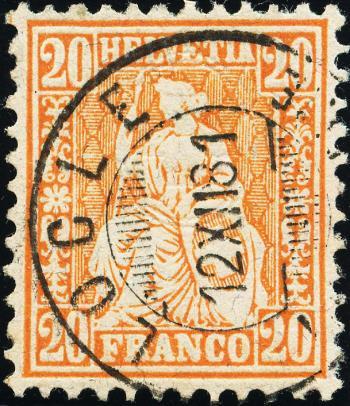 Briefmarken: 48 - 1881 Faserpapier