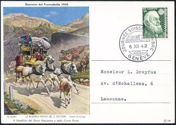 Stamps: TdB1942I -  Geneva 6.XII.1942
