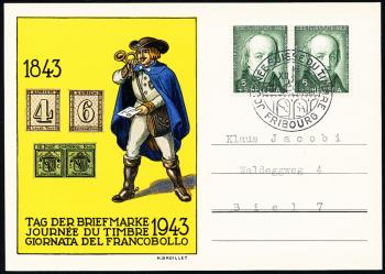 Stamps: TdB1943 -  Friborg 5.XII.1943