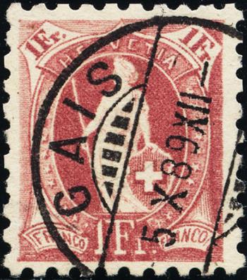 Thumb-1: 71B - 1889, carta bianca, 11 denti, KZ A