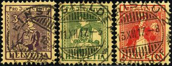 Briefmarken: J7-J9 - 1917 Trachtenbilder