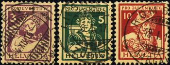Briefmarken: J4-J6 - 1916 Trachtenbilder