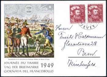 Stamps: TdB1949 -  Vevey 4.XII.1949