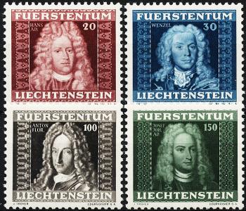 Briefmarken: FL162-FL165 - 1941 Fürstenbilder I