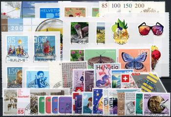 Timbres: CH2021 - 2021 Sommaire annuel