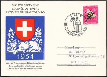 Stamps: TdB1954 -  Lucerne 5.XII.1954