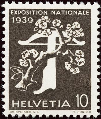 Timbres: 233z.3.01 - 1939 Exposition nationale suisse à Zurich
