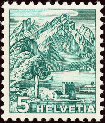 Stamps: 202z.2.02 - 1936 New landscape paintings, fluted paper
