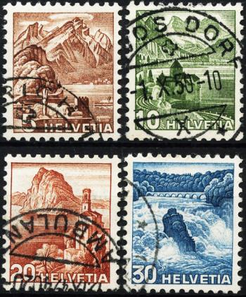 Stamps: 285RM-289RM - 1948 Color changes to the landscape images and new image motifs