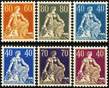 Stamps: 140-176 - 1918-1925 fiber paper