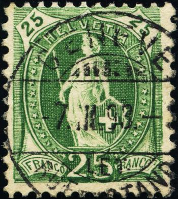 Stamps: 67C - 1891 white paper, 13 teeth, KZ A