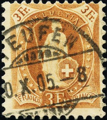 Stamps: 72D - 1900 white paper, 13 teeth, concentration camp B