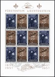 Stamps: FL304OI-FL305OI - 1957 50 years of the scout movement