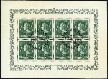 Stamps: FL202I-FL203I - 1944 High values, Prince Franz Josef II and Princess Gina