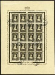 Thumb-1: FL216 - 1947, Mourning stamp for the death of the prince's widow Elsa