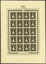 Stamps: FL216 - 1947 Mourning stamp for the death of the prince's widow Elsa